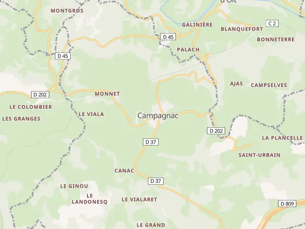 Plan de Campagnac