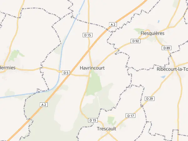 Plan de Havrincourt