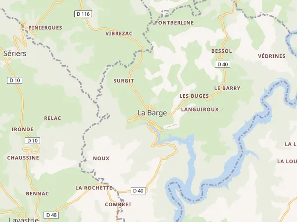 Plan de Alleuze
