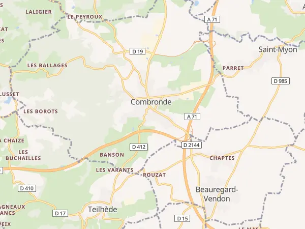 Plan de Combronde