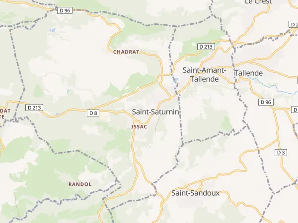 Plan de Saint-Saturnin