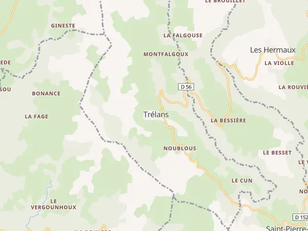 Plan de Trélans