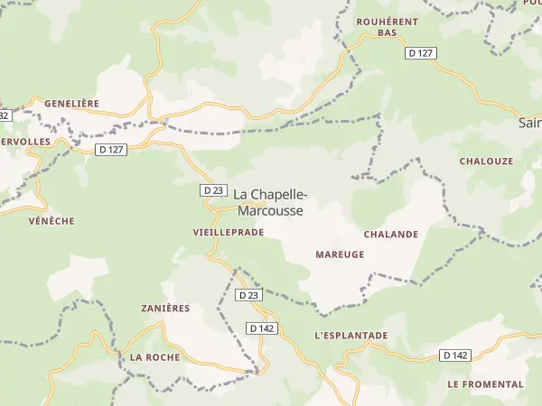 Plan de La Chapelle-Marcousse