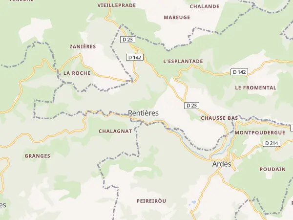 Plan de Rentières