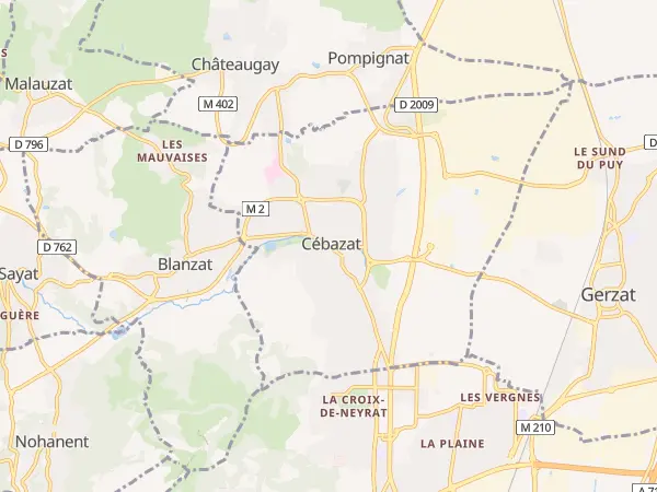 Plan de Cébazat