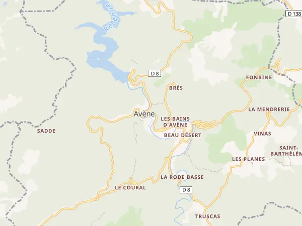 Plan de Avène