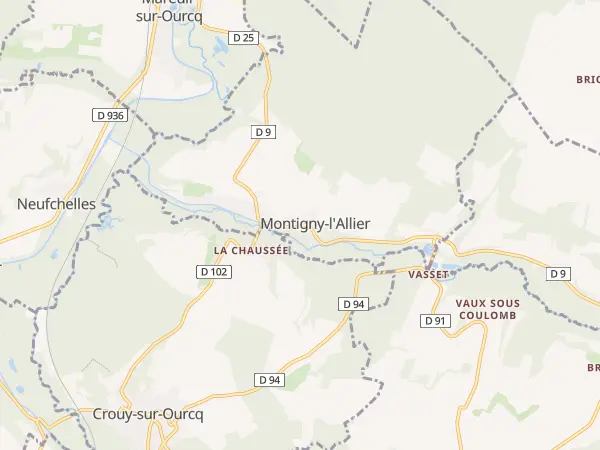 Plan de Montigny-l’Allier