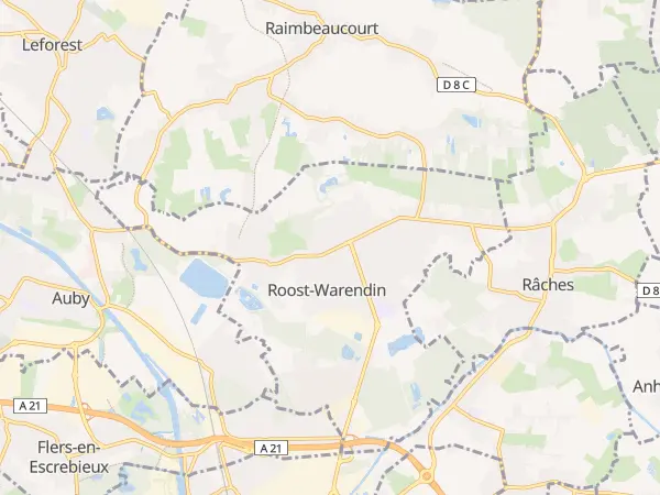 Plan de Roost-Warendin
