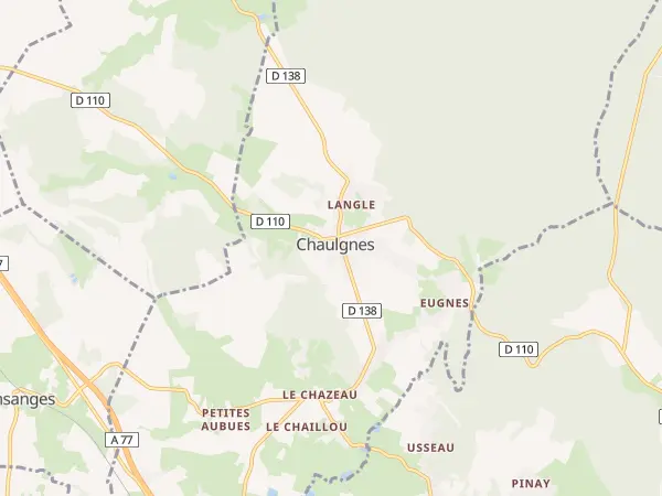 Plan de Chaulgnes