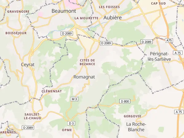 Plan de Romagnat
