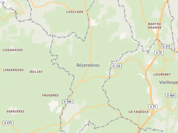Plan de Rézentières