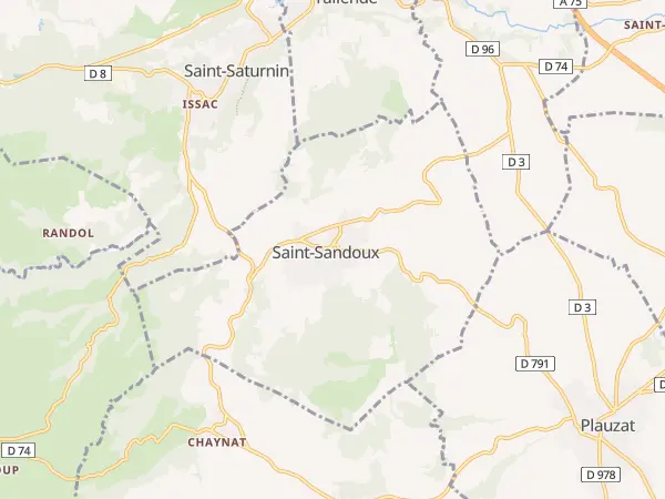 Plan de Saint-Sandoux