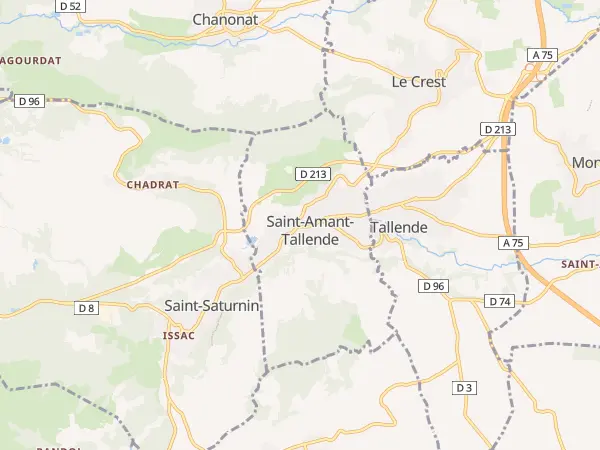 Plan de Saint-Amant-Tallende