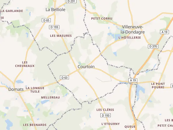 Plan de Courtoin