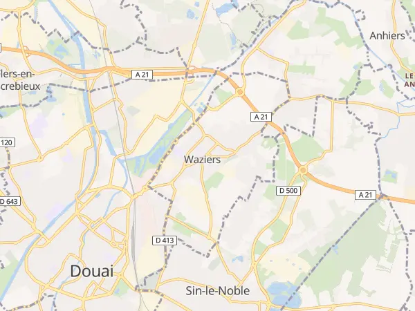 Plan de Waziers
