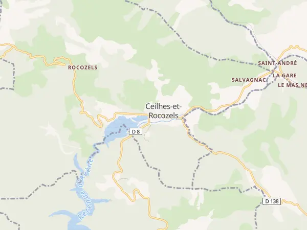 Plan de Ceilhes-et-Rocozels
