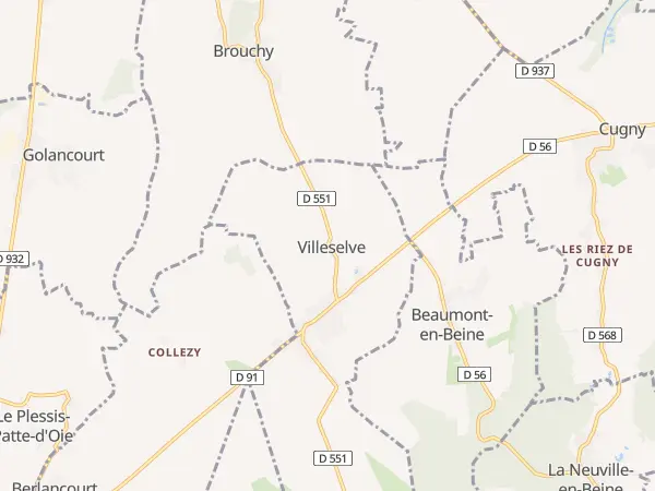 Plan de Villeselve