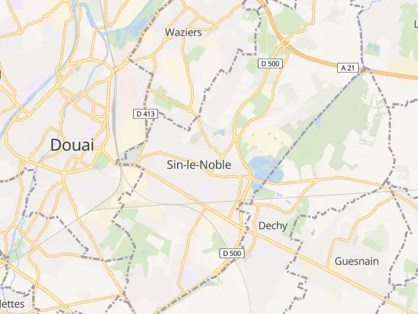 Plan de Sin-le-Noble
