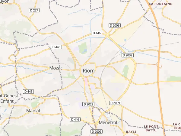 Plan de Riom