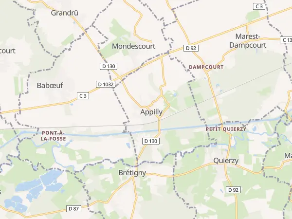 Plan de Appilly