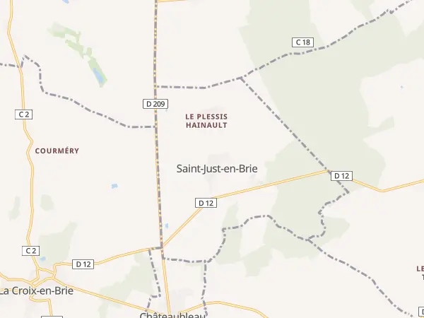 Plan de Saint-Just-en-Brie