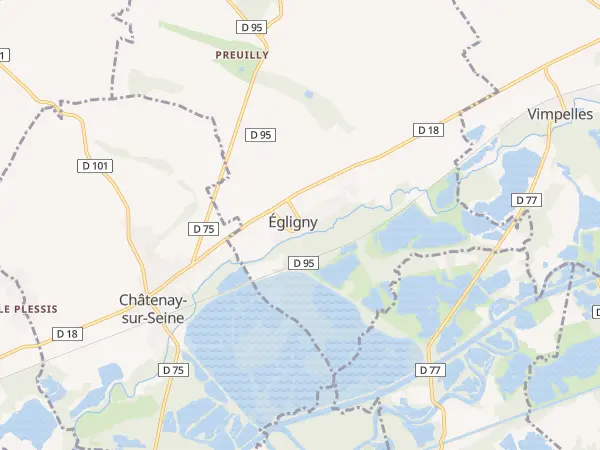 Plan de Égligny