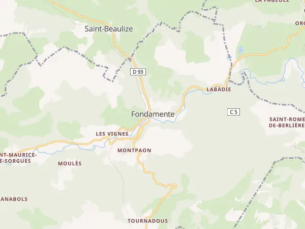 Plan de Fondamente