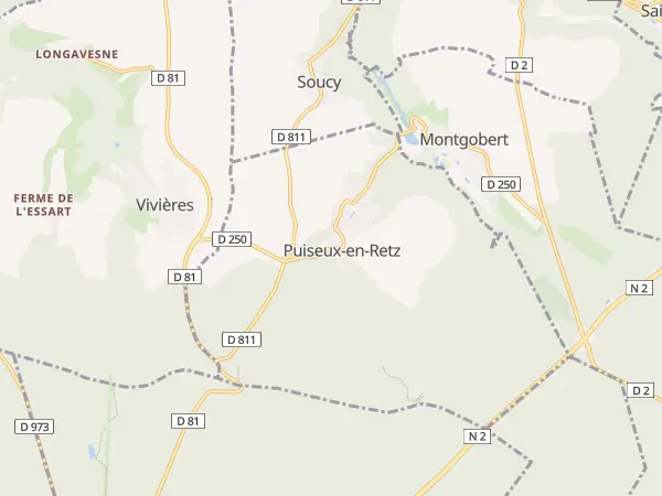 Plan de Puiseux-en-Retz