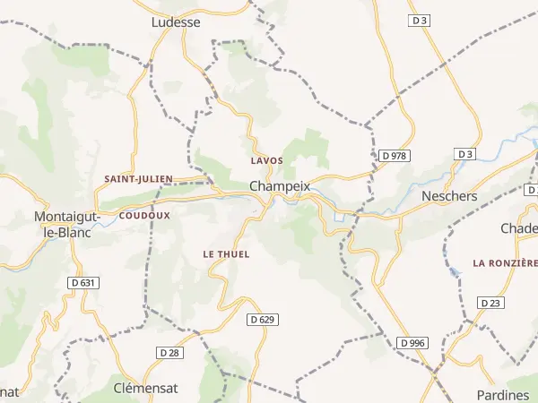 Plan de Champeix