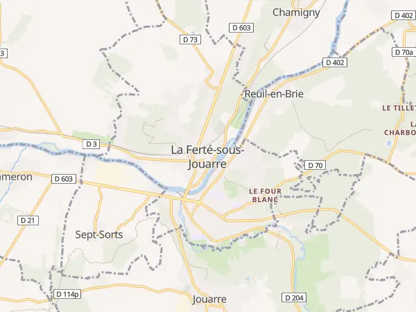 Plan de La Ferté-sous-Jouarre
