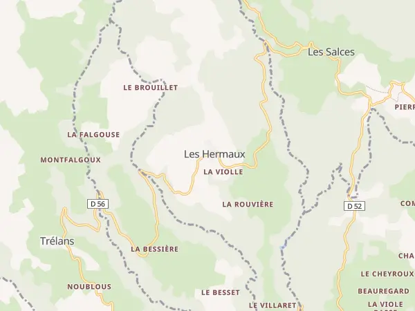 Plan des Hermaux