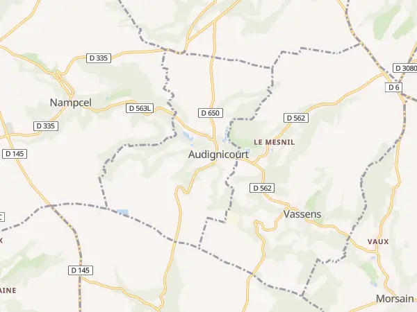 Plan de Audignicourt