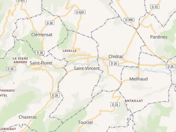 Plan de Saint-Vincent