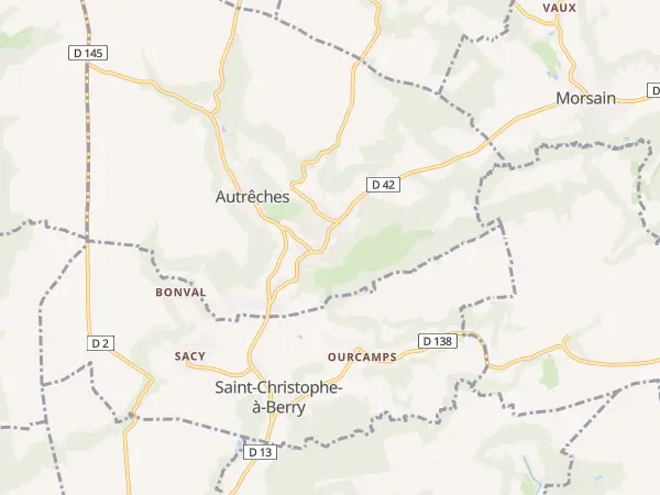 Plan de Autrêches