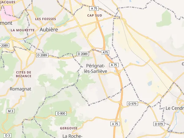 Plan de Pérignat-lès-Sarliève