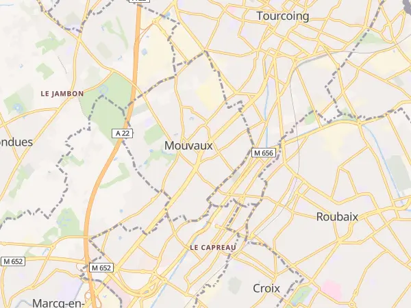 Plan de Mouvaux