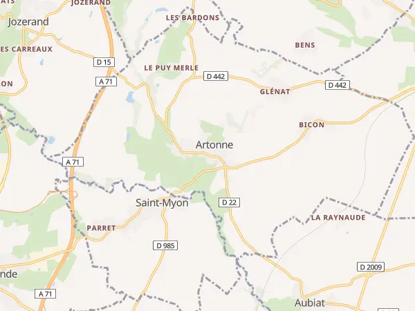 Plan de Artonne