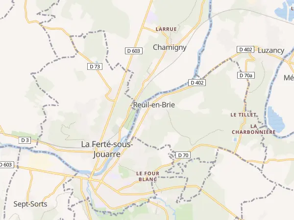 Plan de Reuil-en-Brie