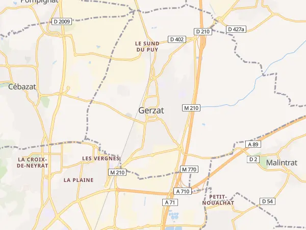 Plan de Gerzat
