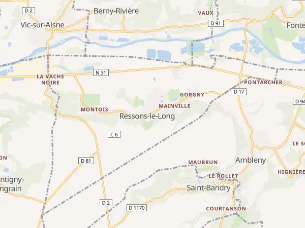 Plan de Ressons-le-Long