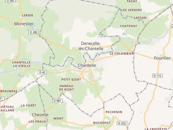 Plan de Chantelle
