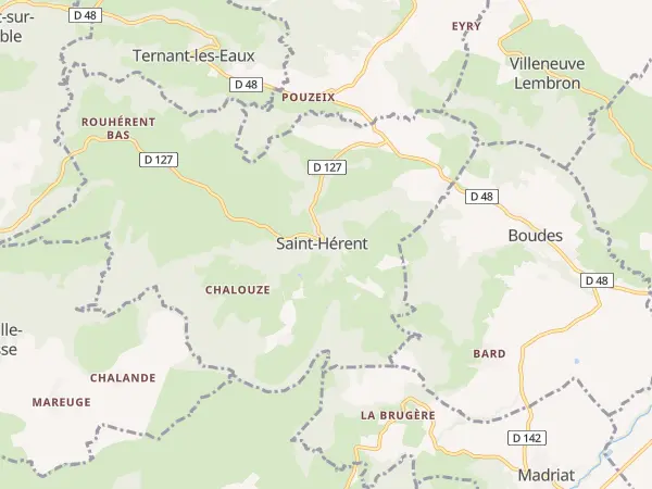 Plan de Saint-Hérent