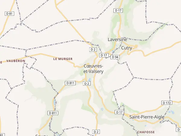 Plan de Cœuvres-et-Valsery