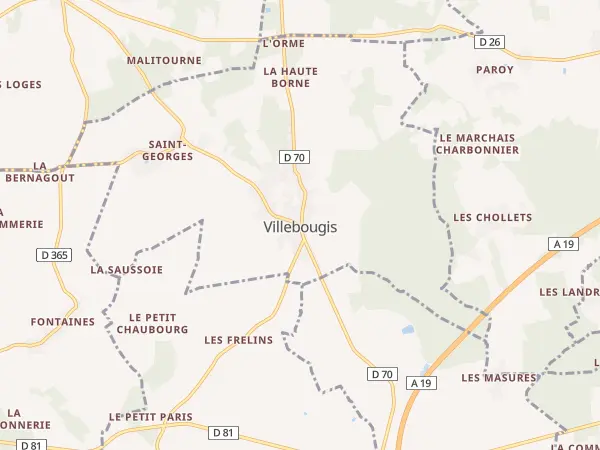 Plan de Villebougis