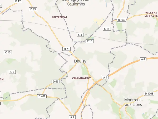 Plan de Dhuisy