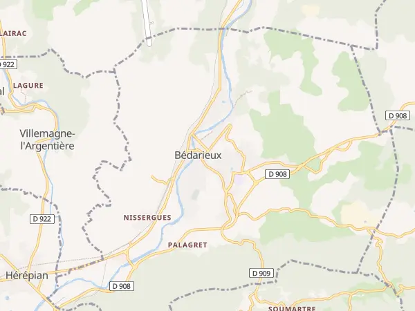 Plan de Bédarieux