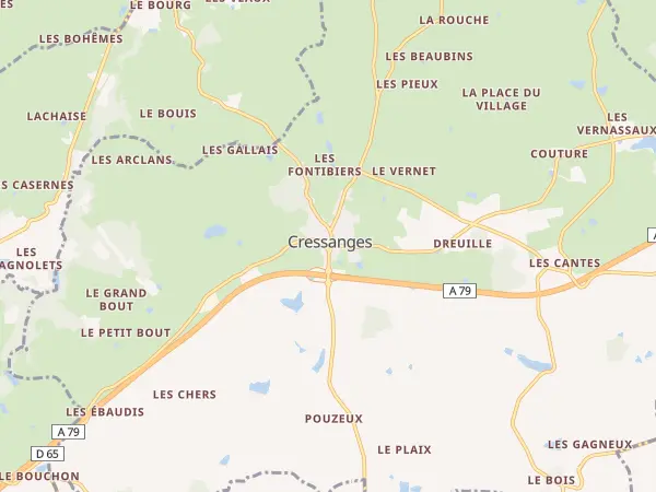 Plan de Cressanges