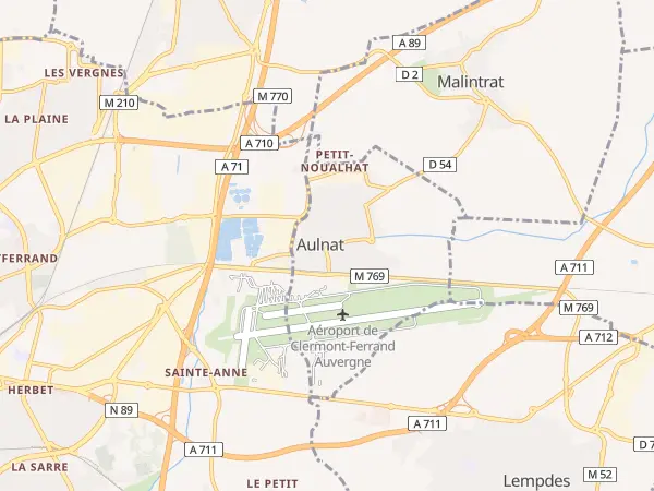 Plan de Aulnat