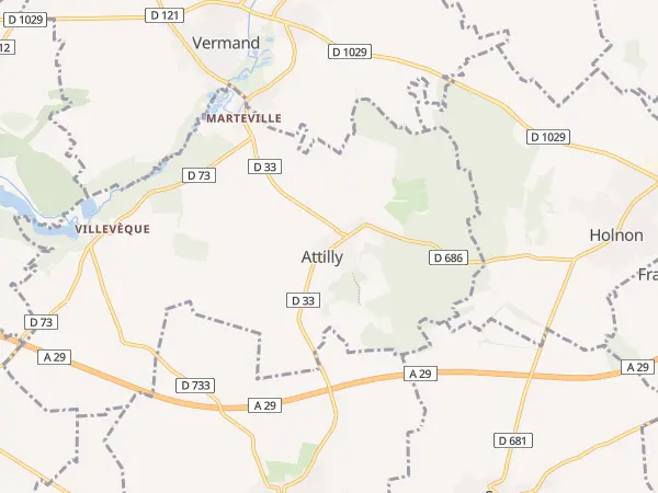Plan de Attilly