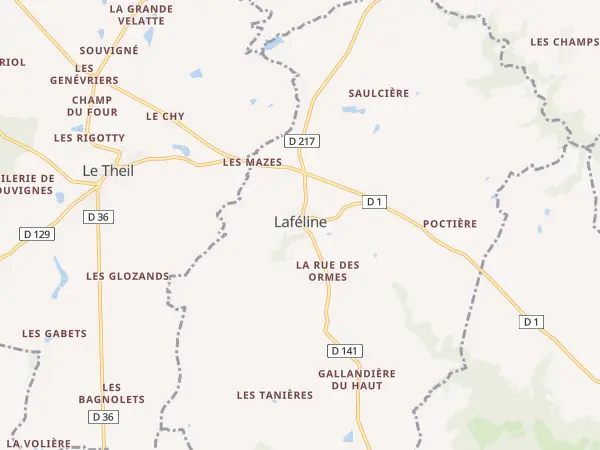 Plan de Laféline